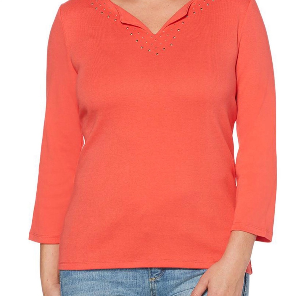 Rafaella red 👚 Blouse for Autumn 🍂 NWT